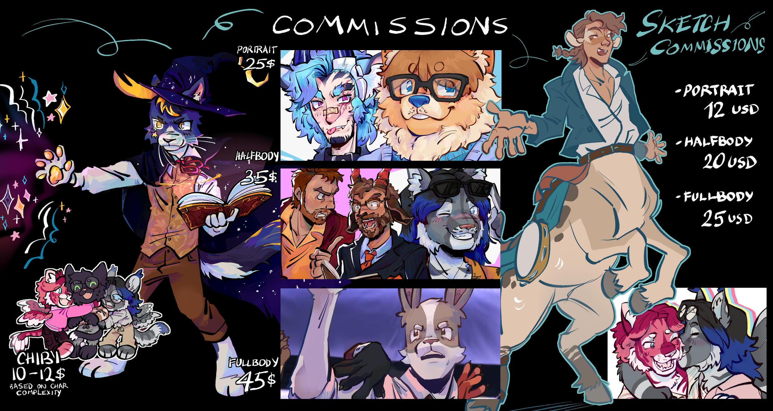 commission info